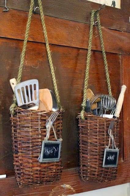 DETALLES PARA EL HOGAR: CESTAS DE MIMBRE