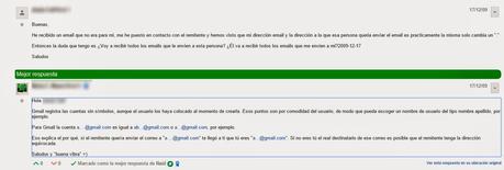 Dos cuentas de Twitter y un gmail. Tres cuentas de Twitter y un gmail