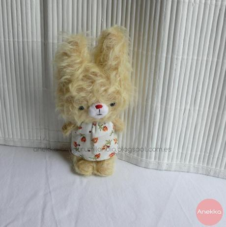 muñeco de peluche de mohair anekka handmade