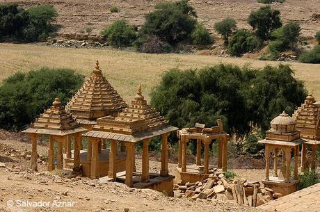 Cenotafios de Bada Bagh, en las afueras de Jaisalmer