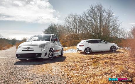 Pasión-por-los-coches-Abarth-500-vs-Leon-FR-Montseny