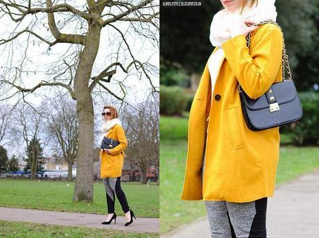 Look of the day: Jogger pants & Wool coat lovelystyle (10)