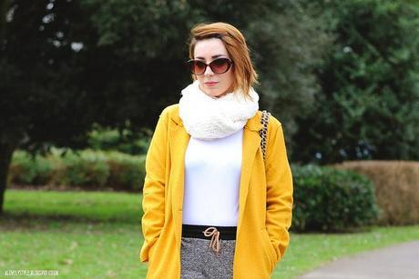 Look of the day: Jogger pants & Wool coat lovelystyle (1)