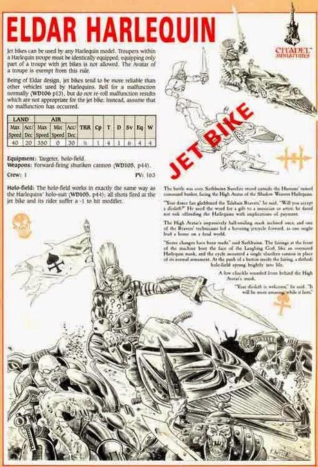 Todo en una hoja:Primera moto a reacción de los Arlequines(1988)