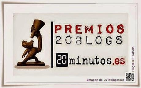 laBlogotecaTURISTAlcalá: Vota el mejor blog del año 2014 en la IX edición de los Premios 20Blogs de laBlogoteca de 20minutos desde el 6 de Febrero hasta el 2 de Marzo de 2015.