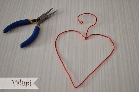 DIY -  Percha corazón para colgar vuestra foto favorita