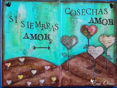 Mixed Media libro alterado: