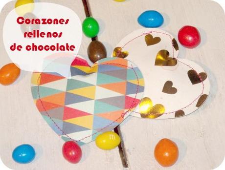 DIY: Corazones rellenos de chocolate