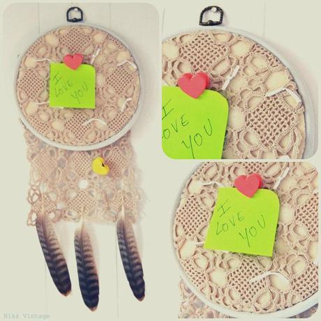 guarda sueños, guardasueños, diy, hazlo tu mismo, moodboard, plumas, tablero de ideas, san valentin, 14 febrero