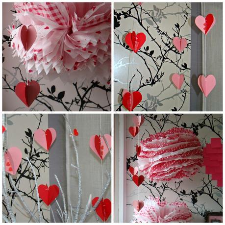 DIY SAN VALENTÍN (I):  UNA GUIRNALDA CON MUCHO CORAZÓN