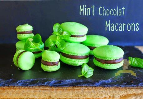 Macarons de menta