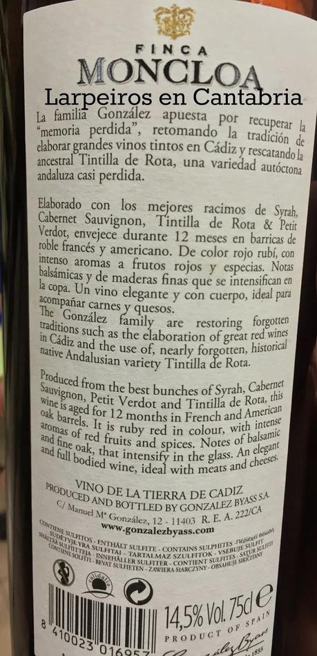 Vino Tinto Finca Moncla 2009: Agradable Sorpresa