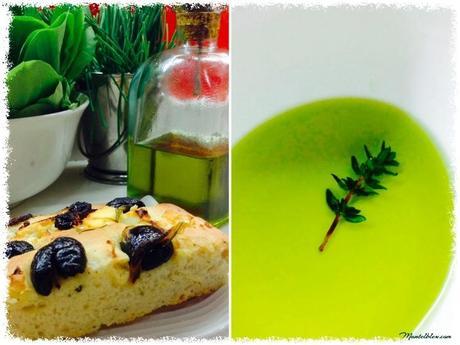 Focaccia de queso feta con aceitunas negras. Focaccia de queso feta con aceitunas negras.