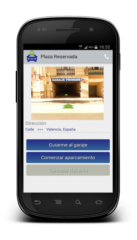 Imagen de la app de Apparcando