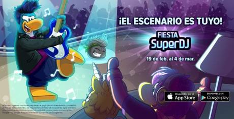 ¡Fiesta SuperDJ en Club Penguin Febrero 2015!