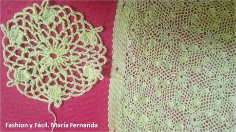 Flor de cayena o mitovo hibiscus tejido a crochet (A crocheted hibiscus flower)