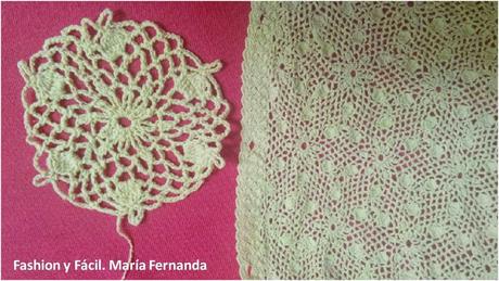 Flor de cayena o mitovo hibiscus tejido a crochet (A crocheted hibiscus flower)