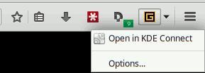 Open in KDE Firefox