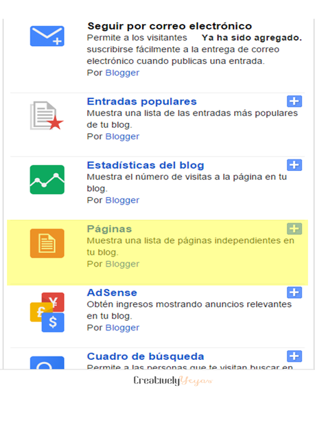 Como enlazar entradas al menú de Blogger.
