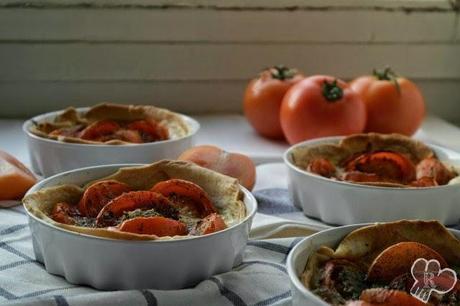 Mini-tartas de Tomate a la Mostaza de Dijon