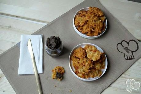 Chips de anchoas y tomate seco