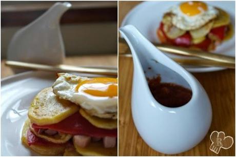 Timbal de patatas a la riojana con sombrero [#RETOASALTABLOGS]
