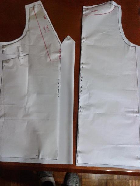 piezas del top cortadas patronycostura.blogspot.com