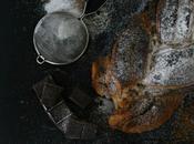 Torta trenzada plátano chocolate