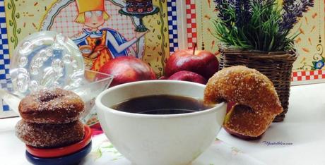 Rosquillas de naranja con azúcar y canela