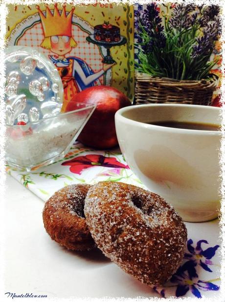 Rosquillas de naranja con azúcar y canela