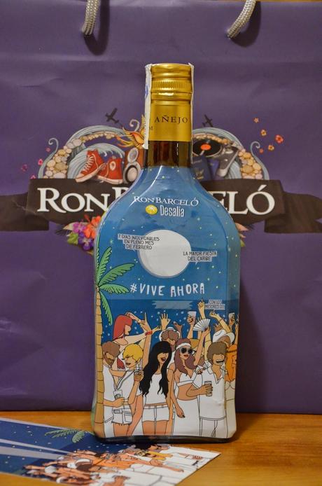 Mi botella de Ron Barceló ilustrada por Moderna de Pueblo!!!!