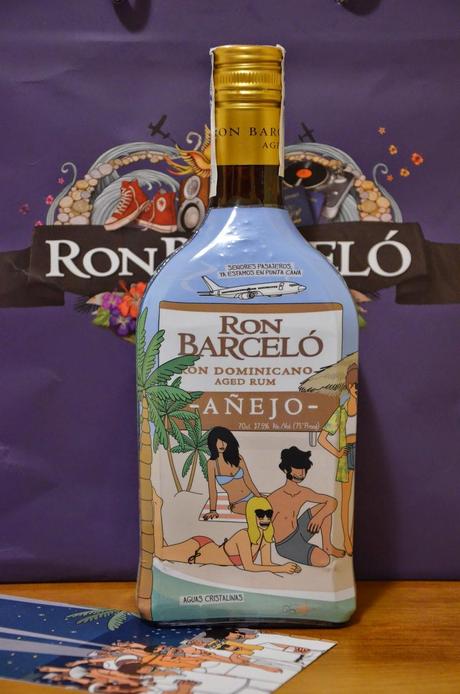 Mi botella de Ron Barceló ilustrada por Moderna de Pueblo!!!!