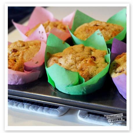 MUFFINS DE MANZANA CON STREUSEL DE CANELA / APPLE MUFFINS WITH CINNAMON STREUSEL