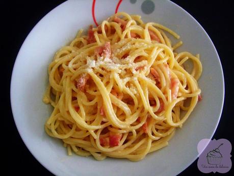 Espaguetis a la carbonara