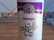 Usando Champú Cebolla