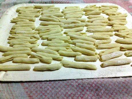 Preparación de pasta Fusilli caseras fusillicaseros7