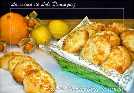Pastas de naranja y limón