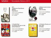 Novedades Febrero Galera