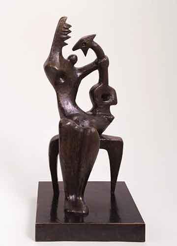 'Mother and child', 1953. Henry Moore
