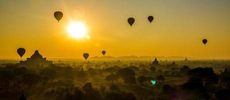 Los templos de Bagan, amaneceres y atardeceres