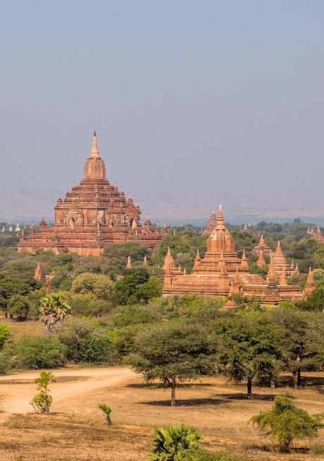 Vistas de Bagan desde los templos