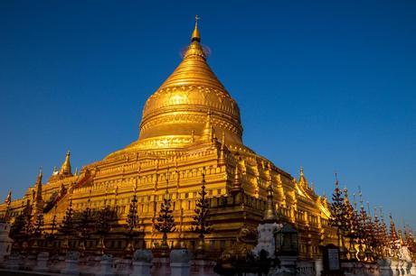 Shwe Zi Gon Pagoda, en Nyaung U, Bagan