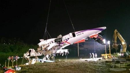 Accidente vuelo GE235 de Transasia Airways