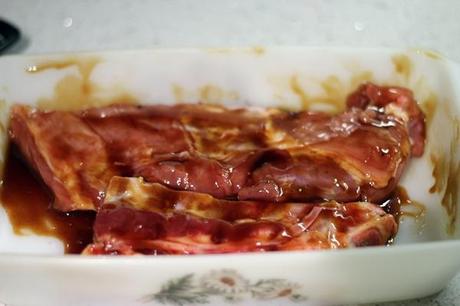 Costillar asado en Salsa Teriyaki