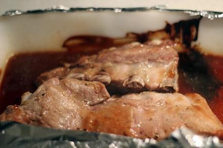 Costillar asado en Salsa Teriyaki