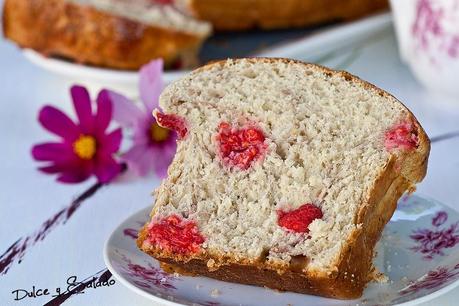 Pan de Calabacín y Frambuesas