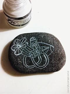 Dibujando piedras