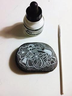 Dibujando piedras