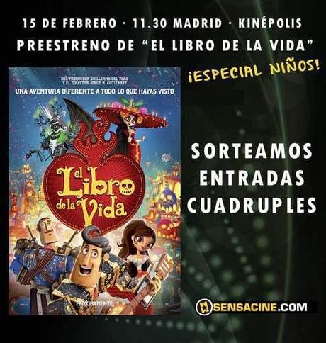 ¿Te gustaría asistir al preestreno familiar de El libro de la vida?