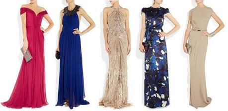 Los mas bellos Vestidos para una Boda de Noche